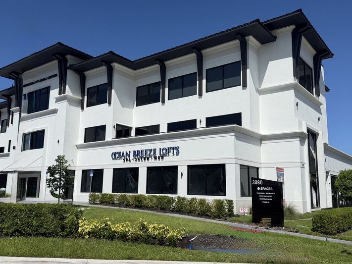 The Ocean Breeze Lofts building on Tamiami Trail East, Naples
