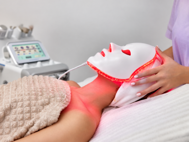 Red Light Therapy Mask treatment at Ocean Breeze Spa | Naples, FL in Naples, Florida